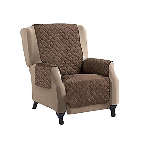 Deluxe Single Seater Reversible Couch - PETS. Brown-Cream_0