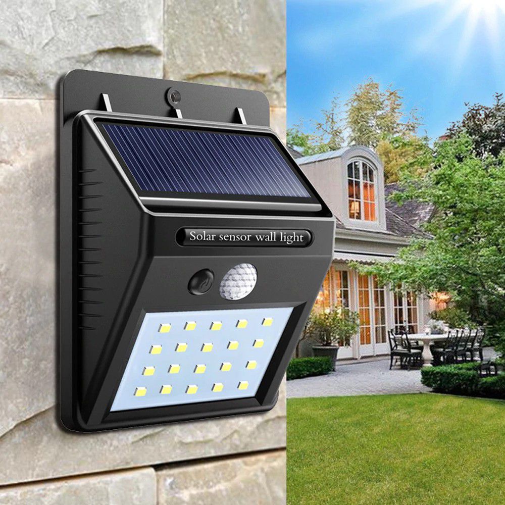 LMA - Set of 6 PIP Motion + CDS Night Sensor Solar LED Wall Light_1